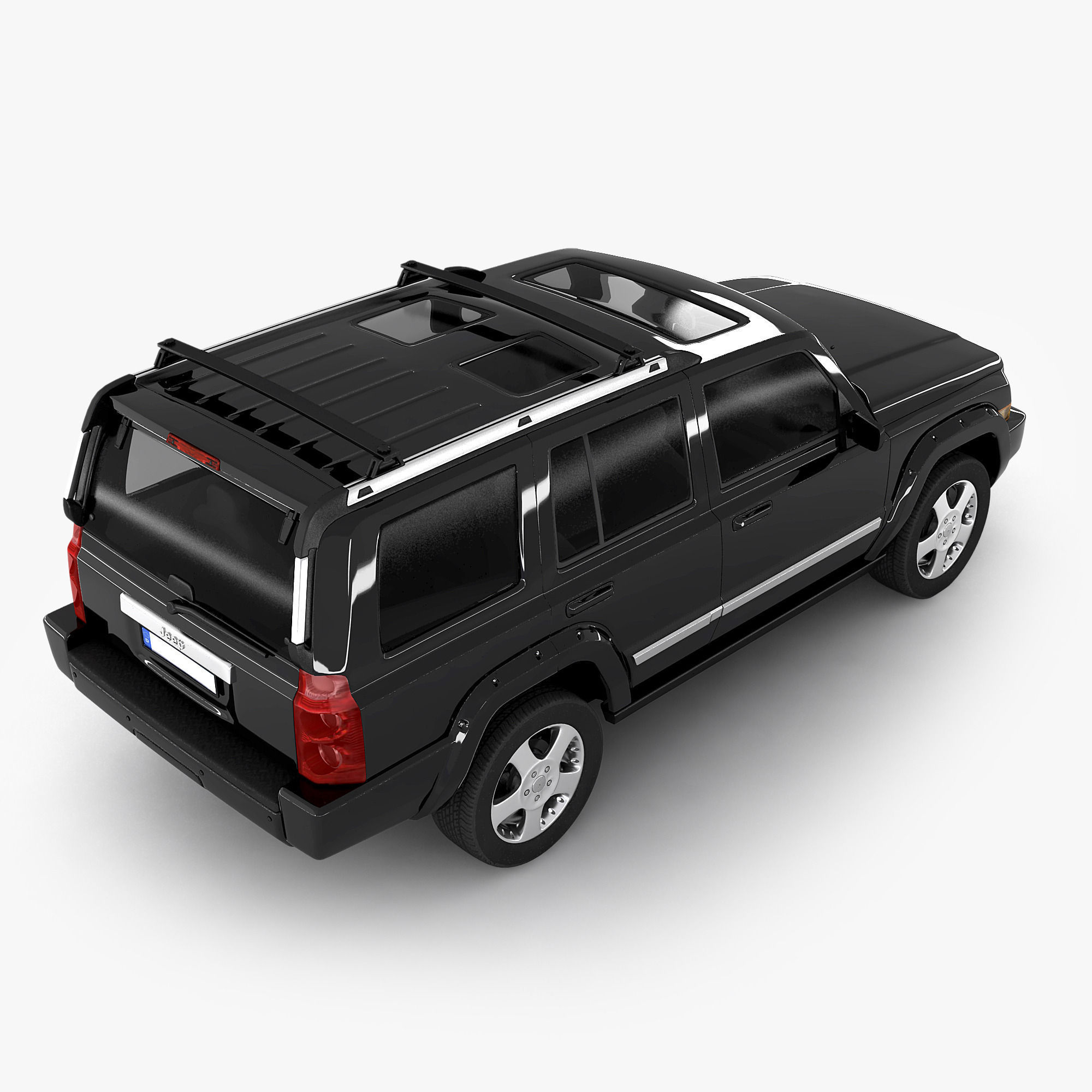 Jeep Commander SUV 3D model_3