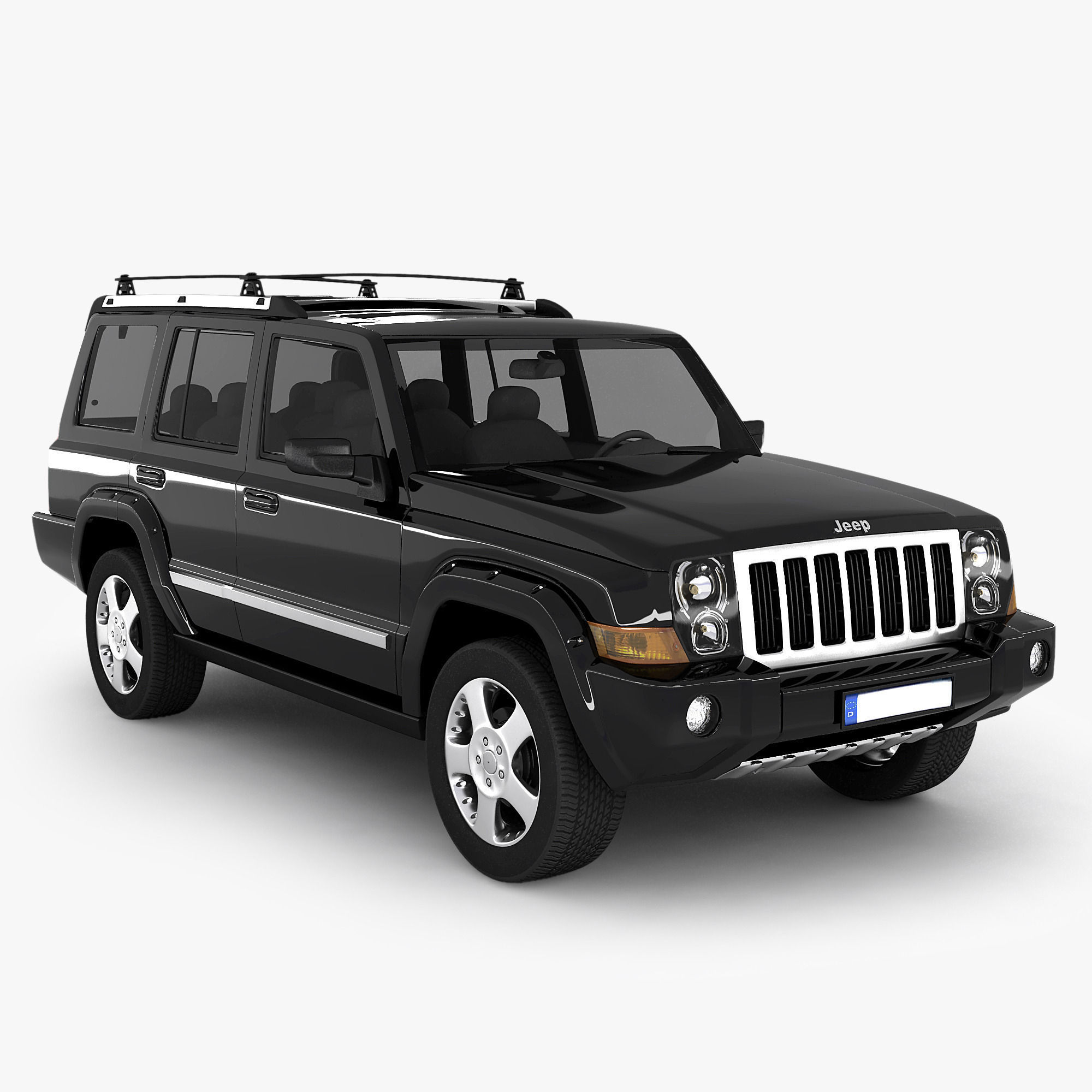 Jeep Commander SUV 3D model_1