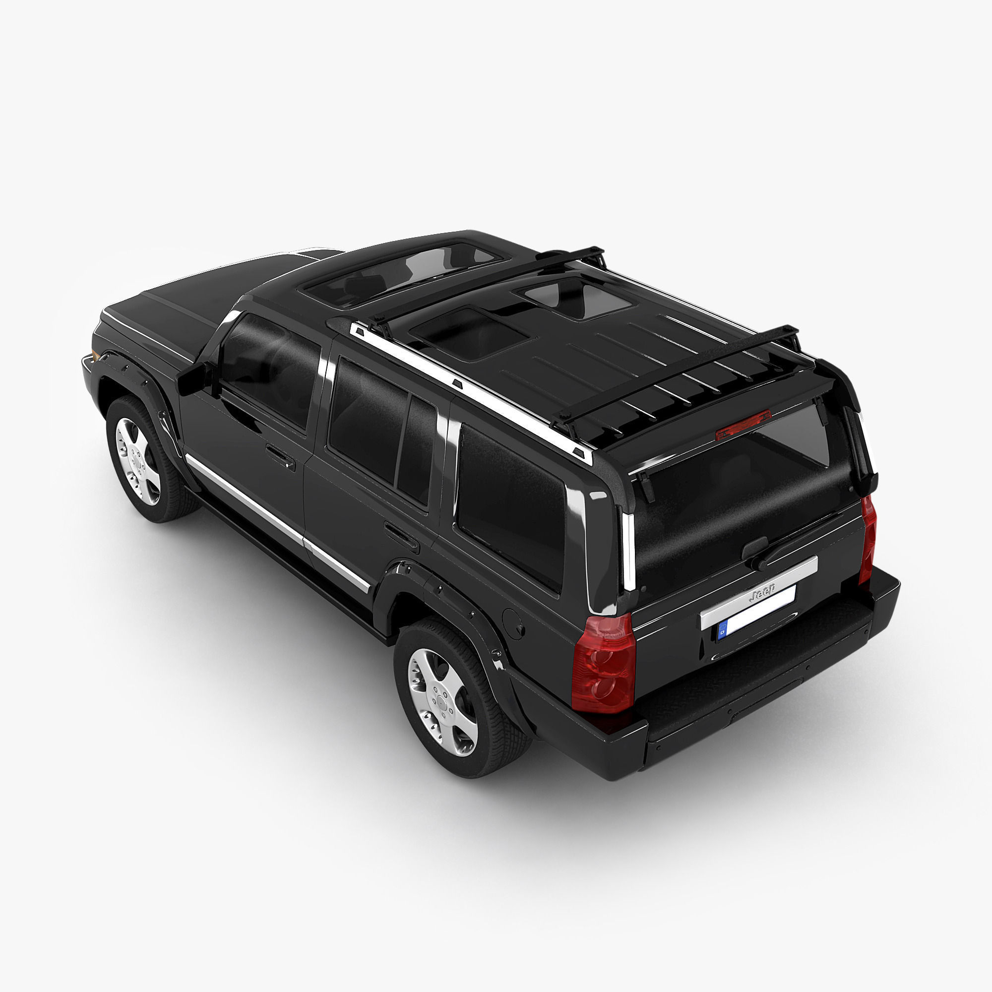 Jeep Commander SUV 3D model_4