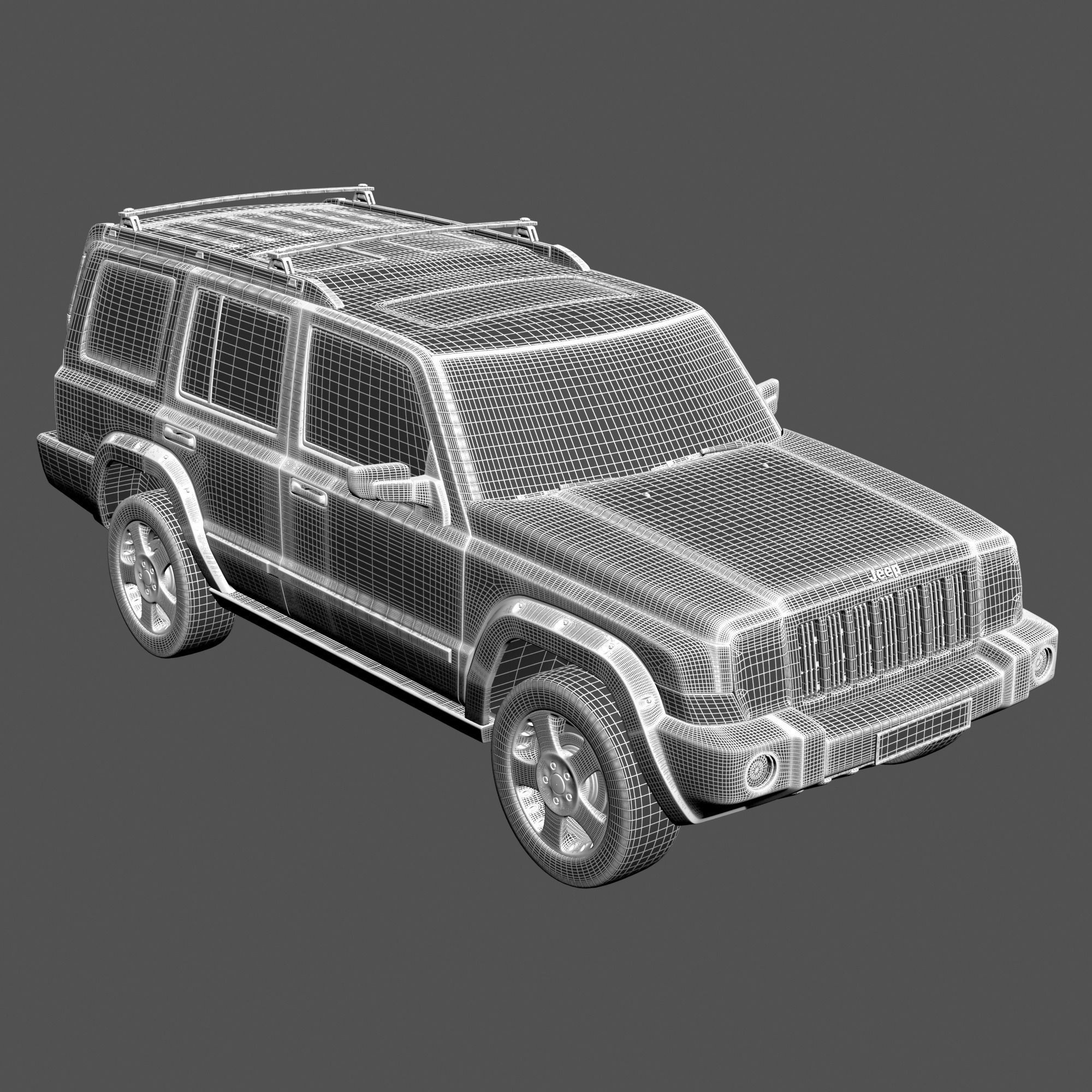 Jeep Commander SUV 3D model_5
