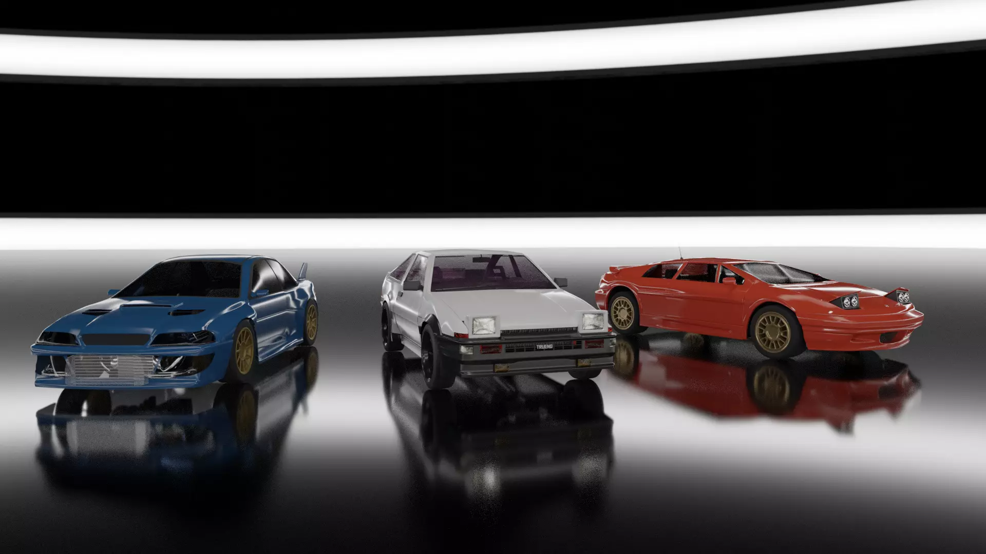 Car Triad 3D Model Collection_0