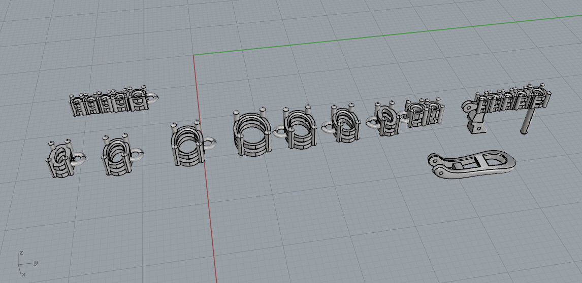 Ring and Earrings 108 3D print model_11