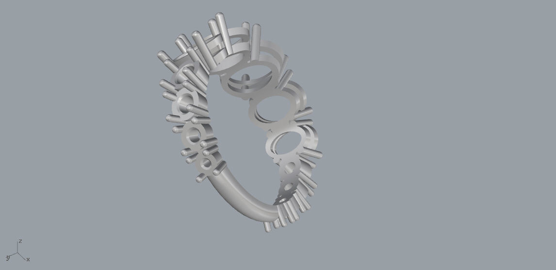 Ring and Earrings 108 3D print model_14