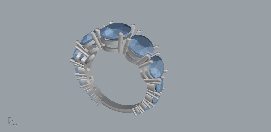 Ring and Earrings 108 3D print model_12