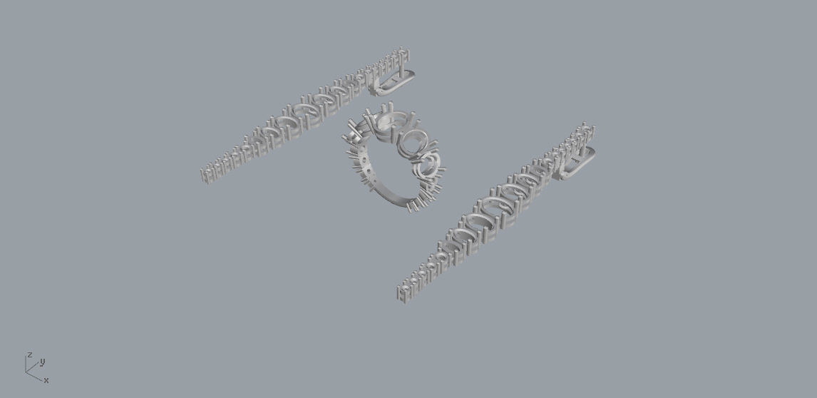 Ring and Earrings 108 3D print model_8