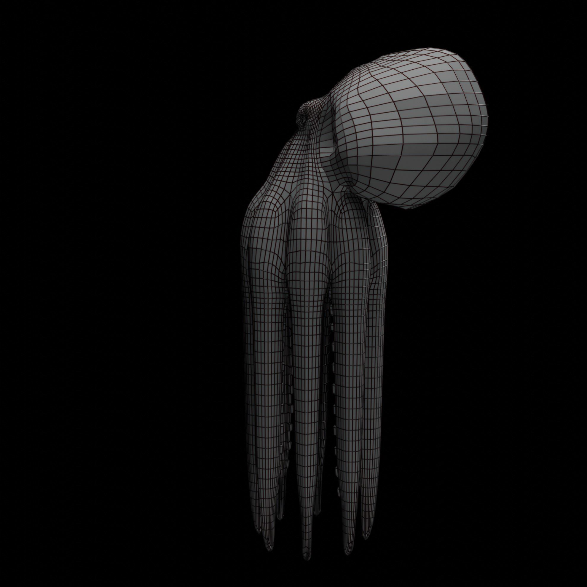 Animated Octopus 3D model_41