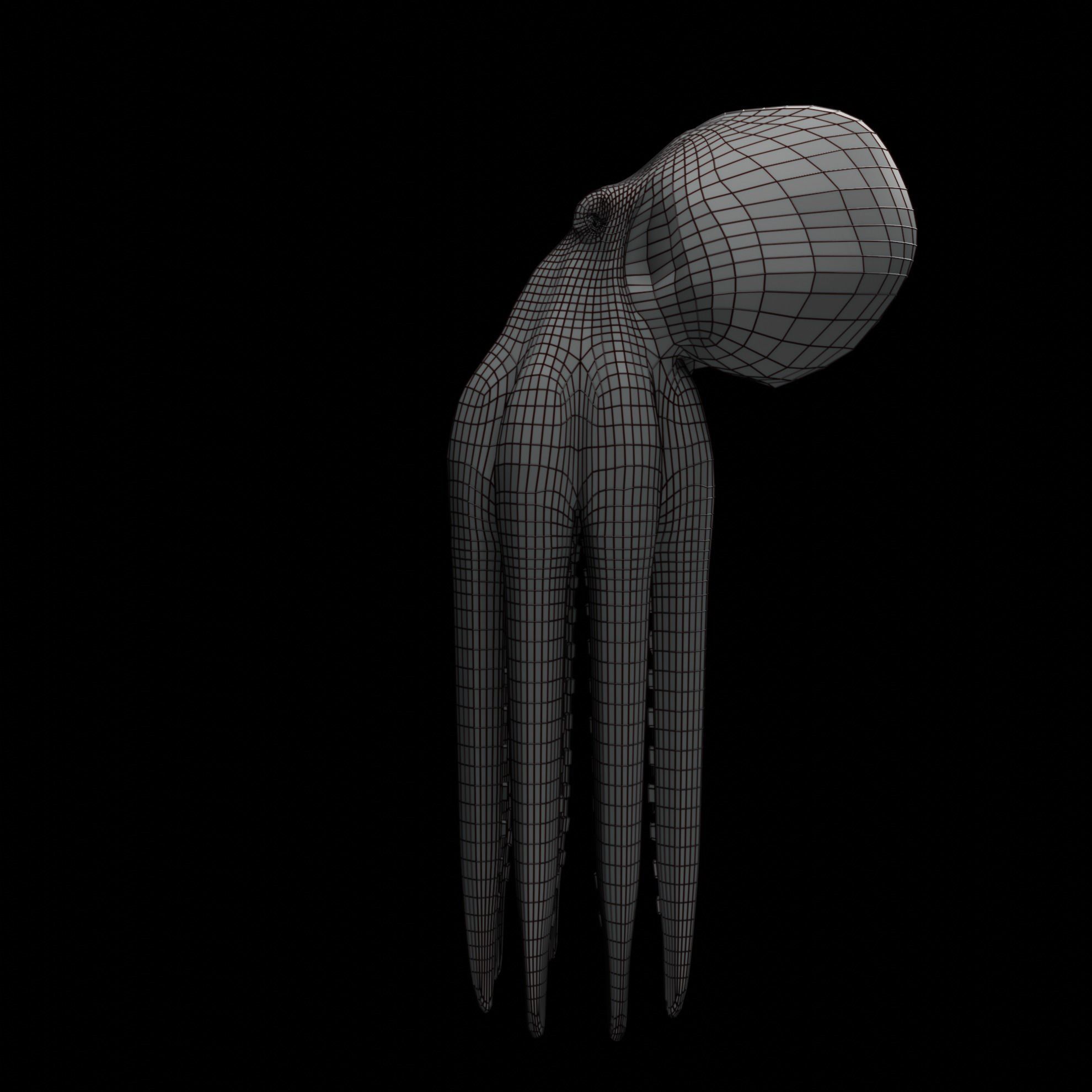 Animated Octopus 3D model_42