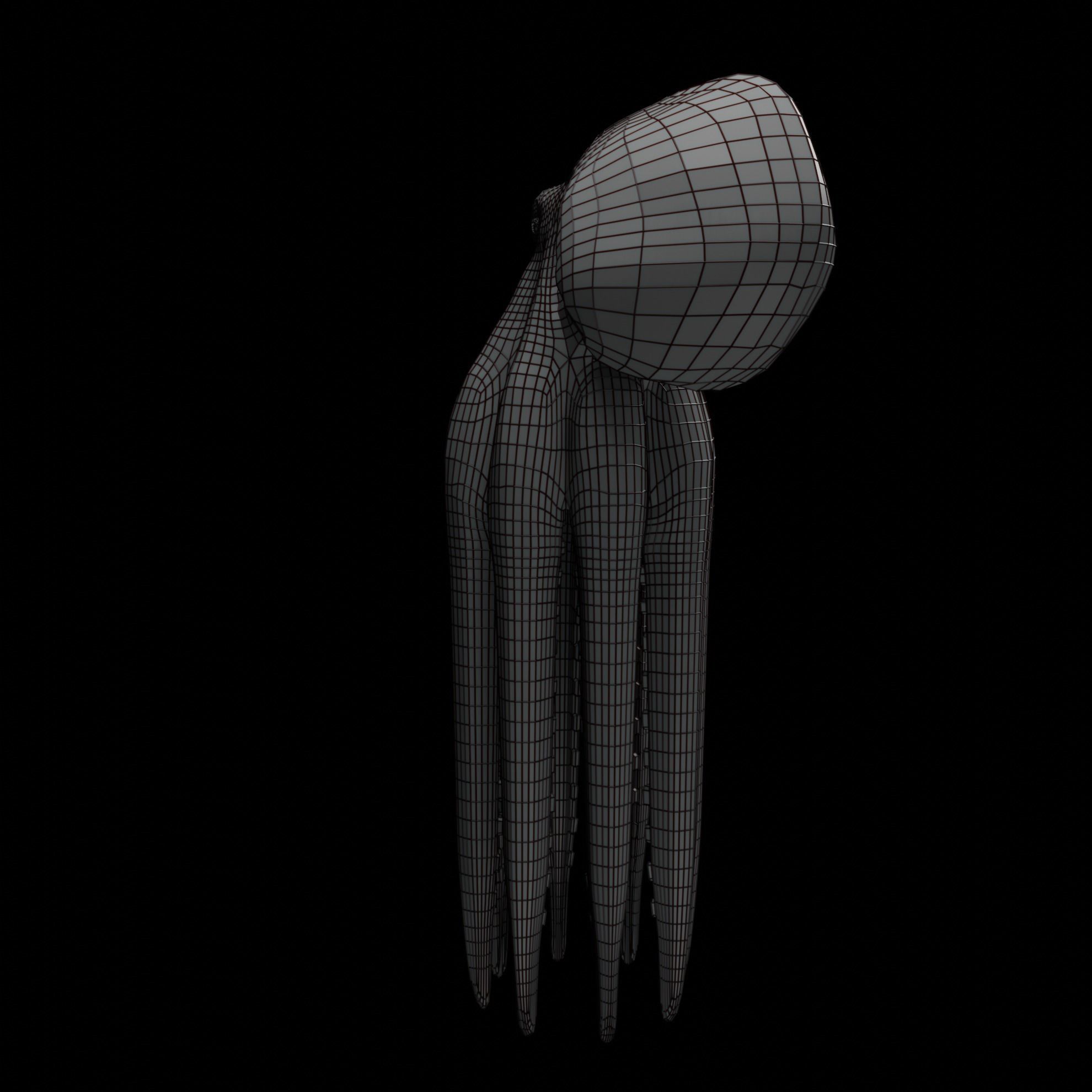 Animated Octopus 3D model_40