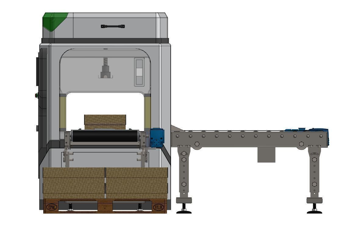 Industrial Unpacking Machine Concept 3D model_18
