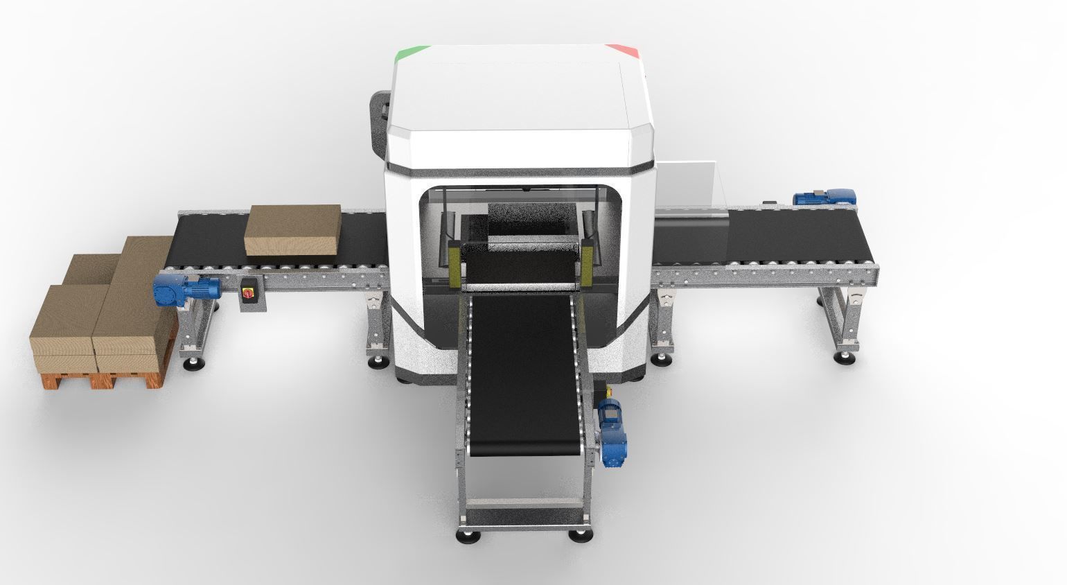 Industrial Unpacking Machine Concept 3D model_3