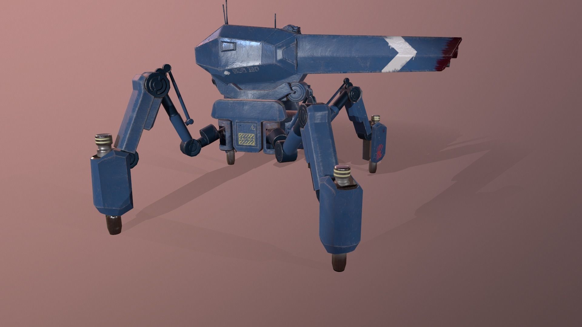 Big Mo Low-poly 3D model_2