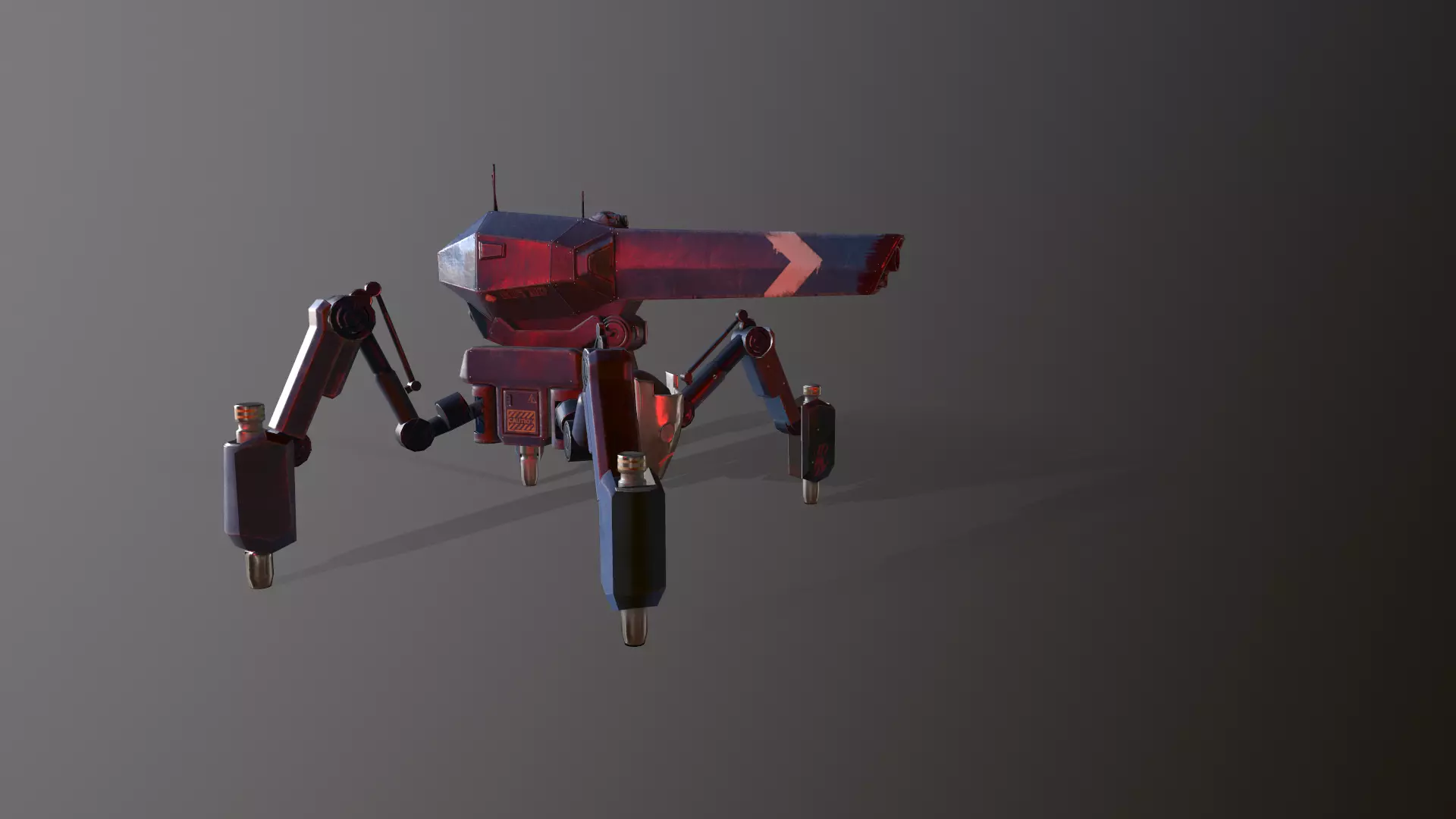 Big Mo Low-poly 3D model_0