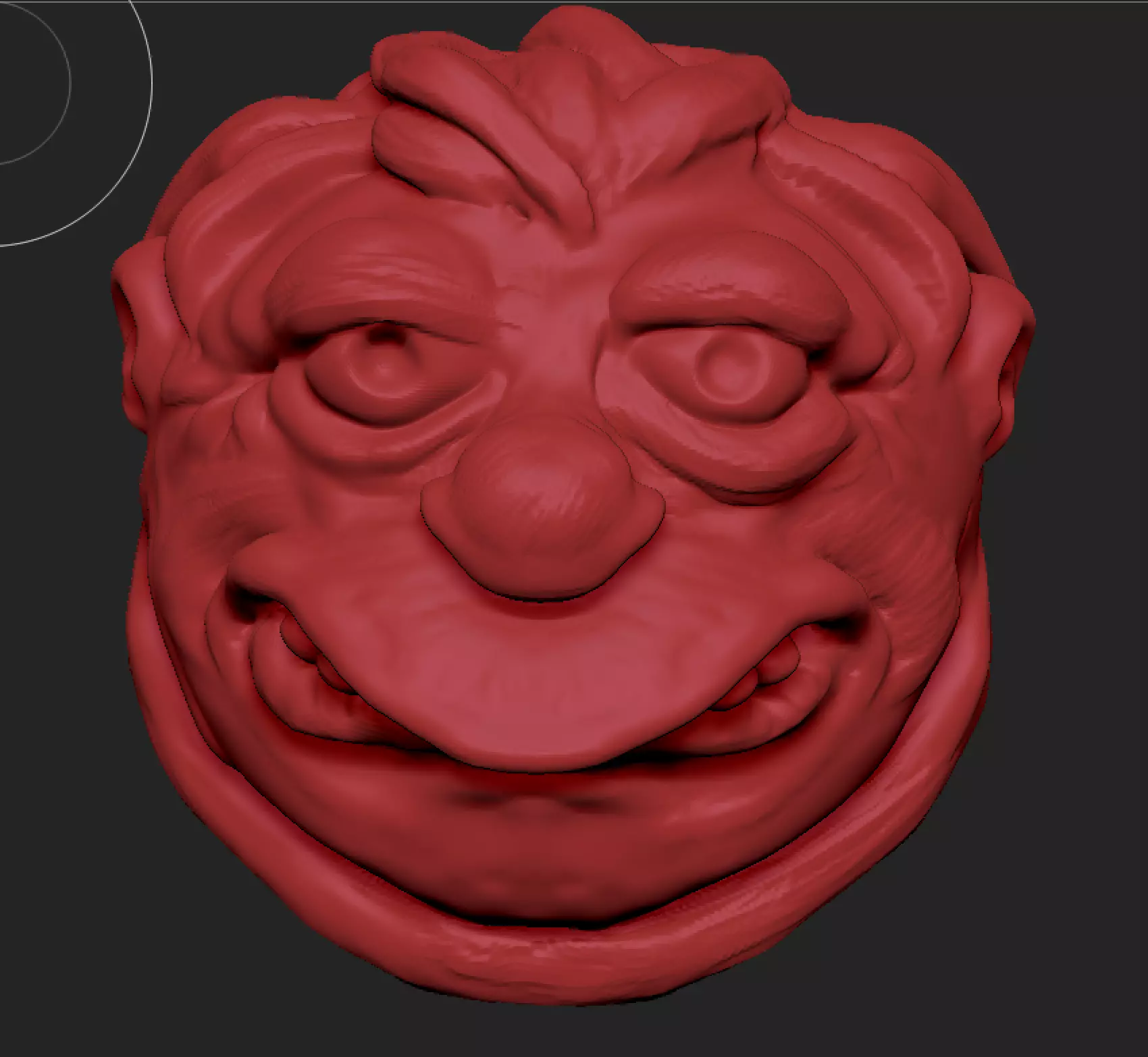 Barney head 3D print model