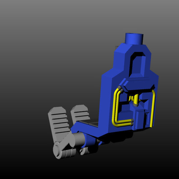 Marine Heavy Weapons Seat 3D print model_3