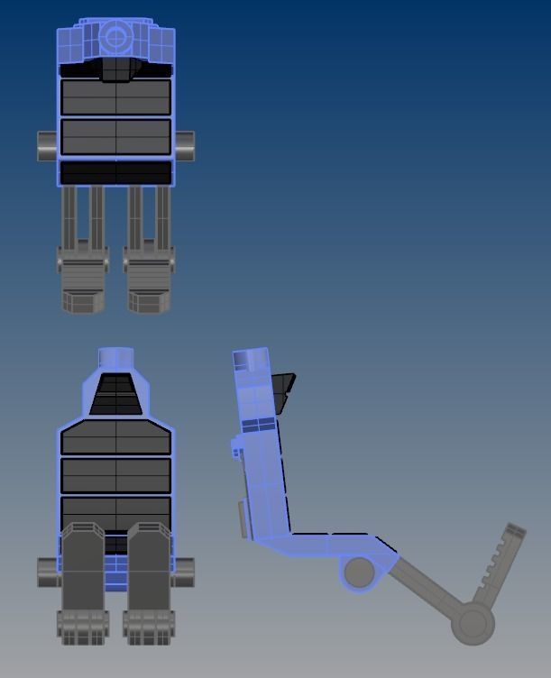 Marine Heavy Weapons Seat 3D print model_4