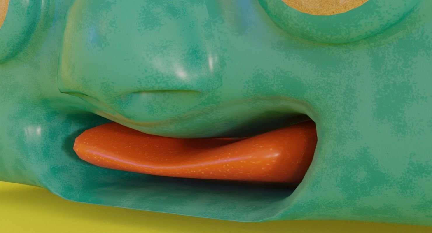 Toy radio in Blender and other formats 3D model_28