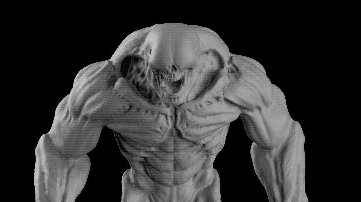 HELL KNIGHT DOOM stl 3D print model_20