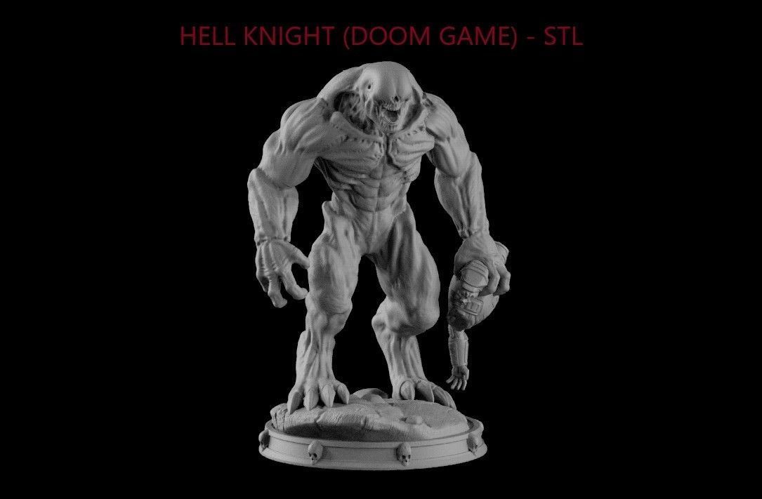 HELL KNIGHT DOOM stl 3D print model_0