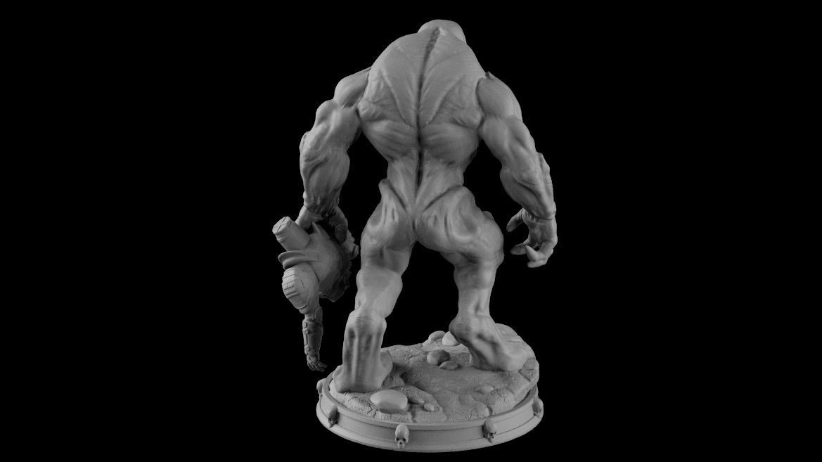 HELL KNIGHT DOOM stl 3D print model_16