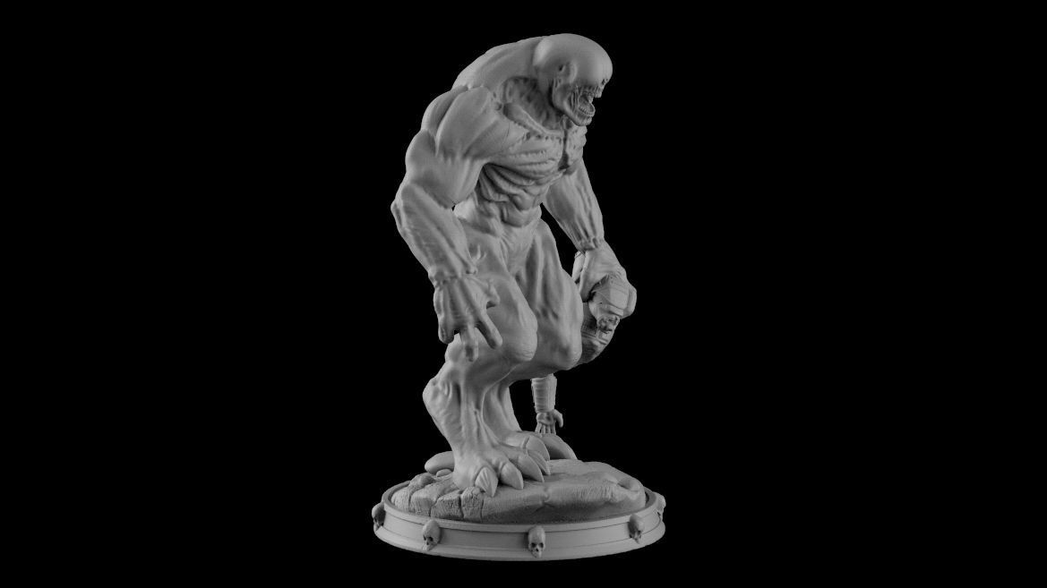 HELL KNIGHT DOOM stl 3D print model_18