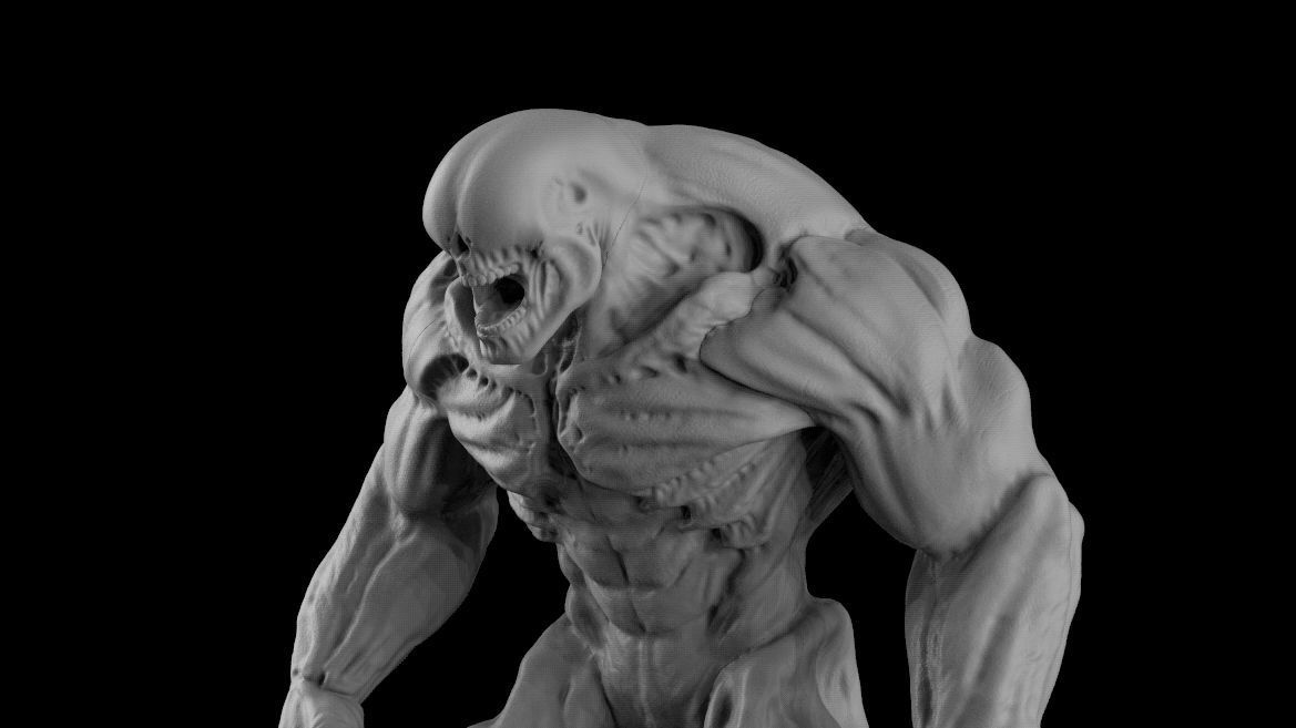 HELL KNIGHT DOOM stl 3D print model_21