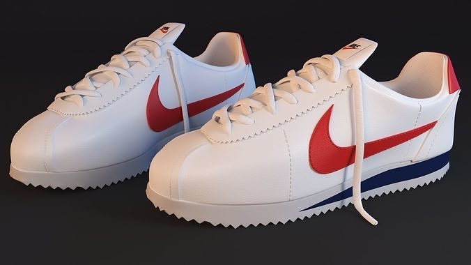 Nike Sneakers Low-poly 3D model