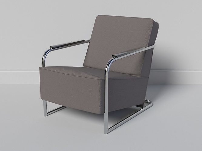 Relax Chair Low-poly 3D model