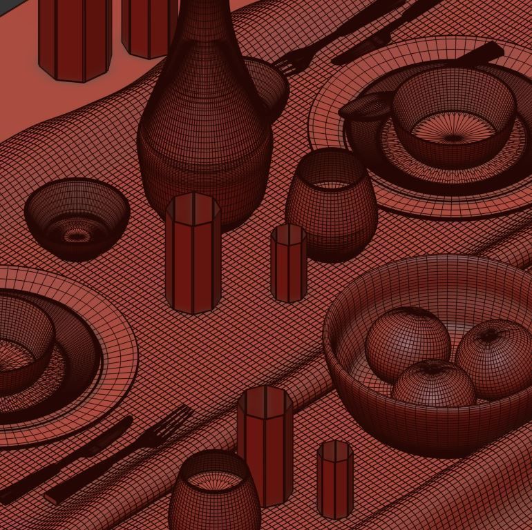 TABLE SETTING 01 3D model_4