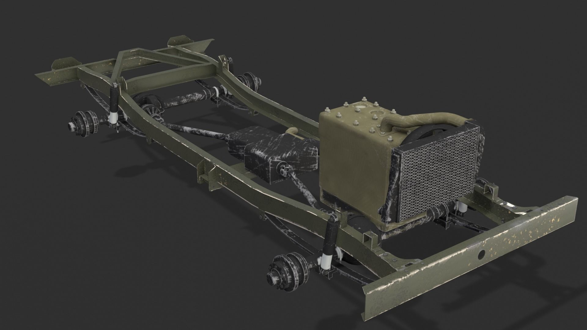 Jeep Willys 1942 3D model_4