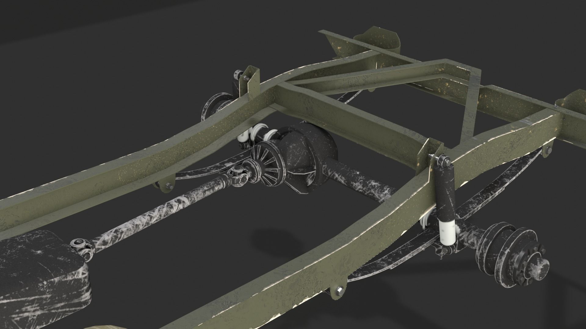 Jeep Willys 1942 3D model_6