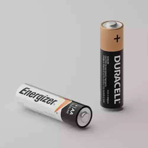 AA Battery with two different artworks