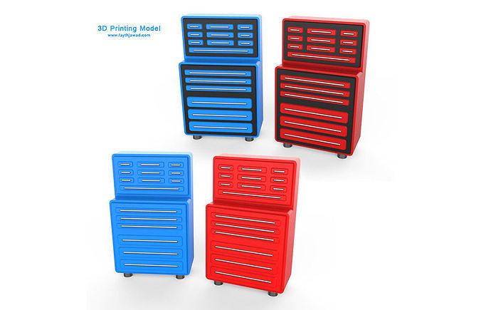 Workshop Locker 3D print model