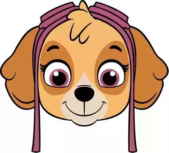 Paw Patrol Skye Cookie and Fondant Cutter with Embosser