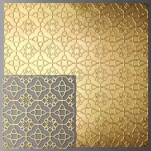 Lattice Arab panel 3D 2