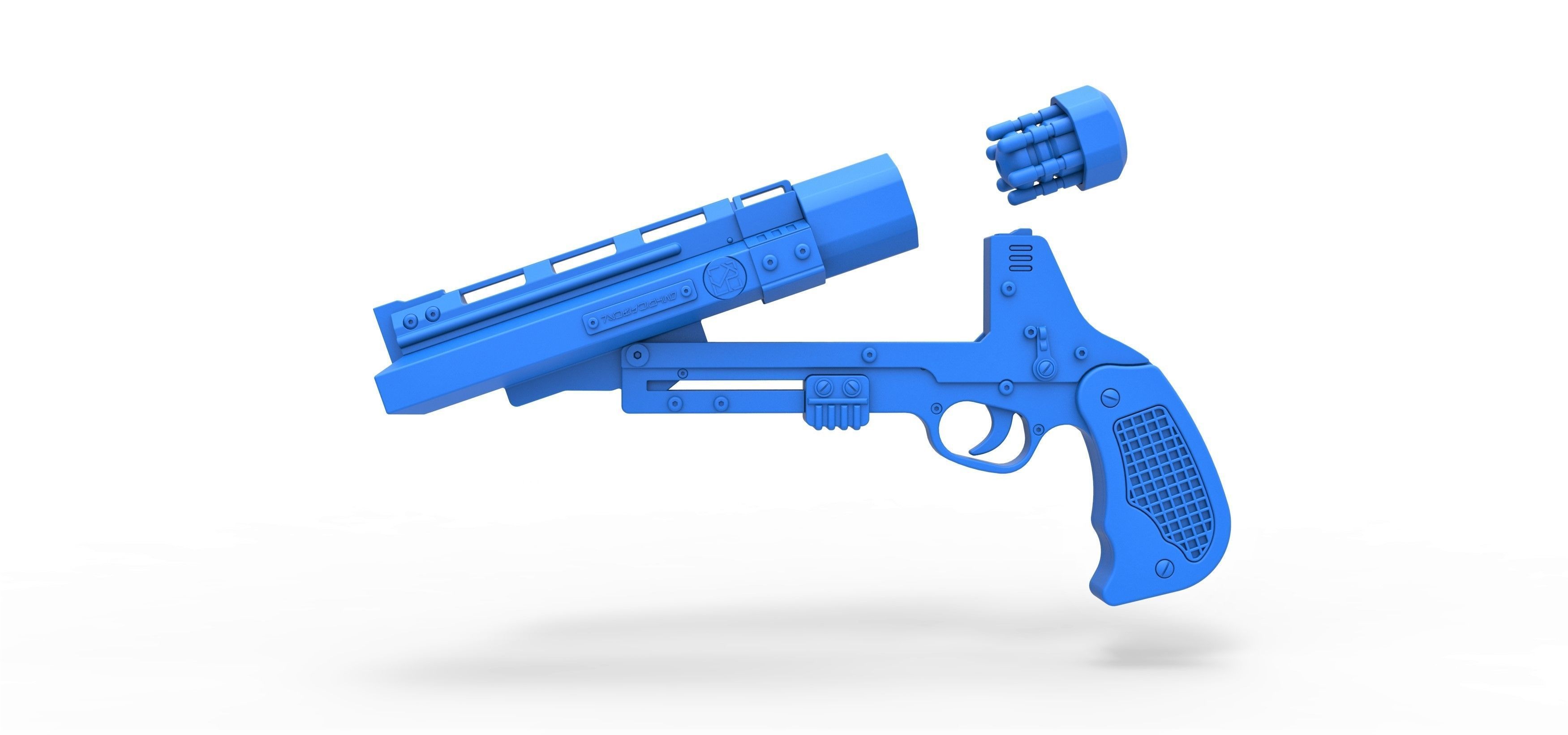 Tobias Beckett Blaster RSKF-44 from Solo A Star Wars story 3D model_23