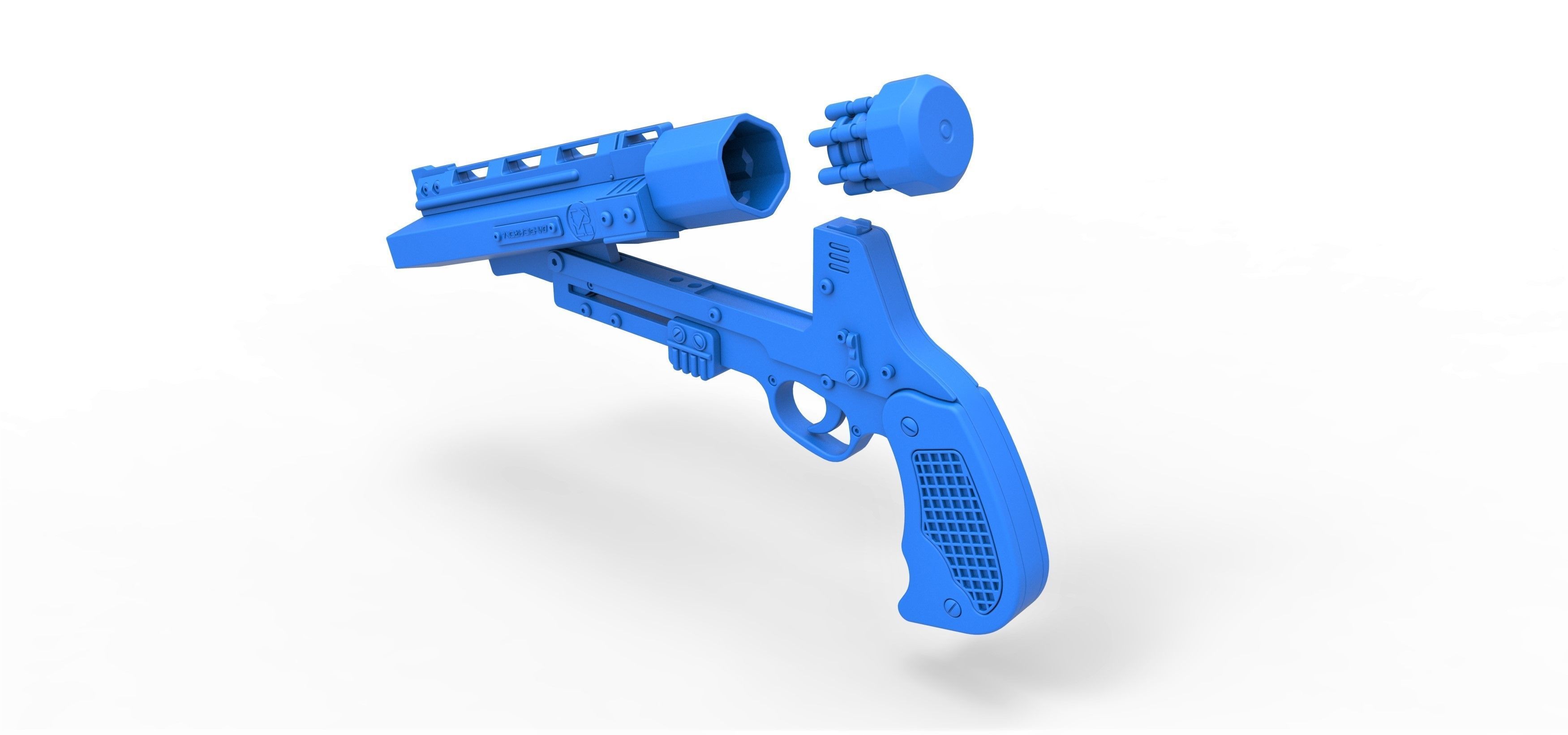 Tobias Beckett Blaster RSKF-44 from Solo A Star Wars story 3D model_24