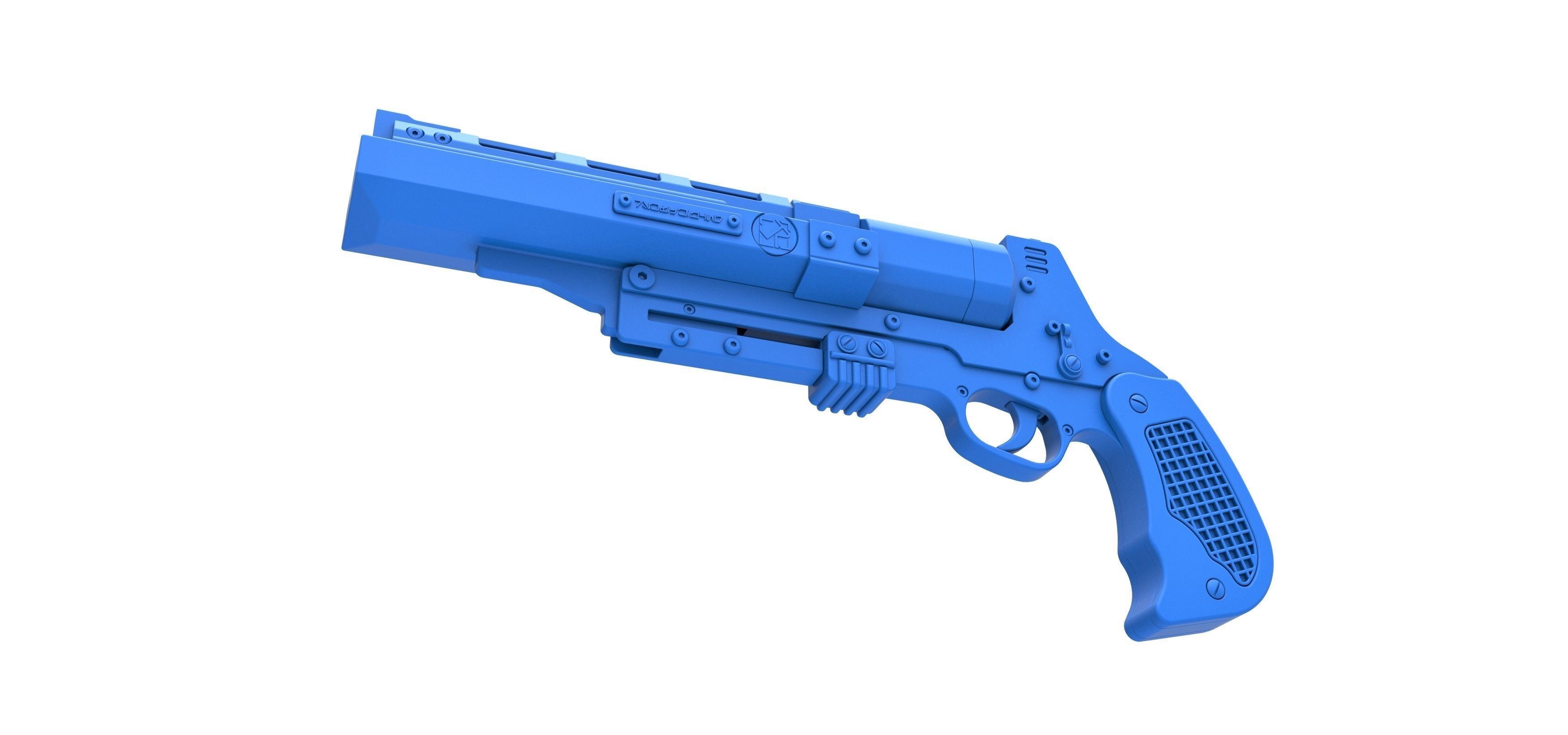 Tobias Beckett Blaster RSKF-44 from Solo A Star Wars story 3D model_17