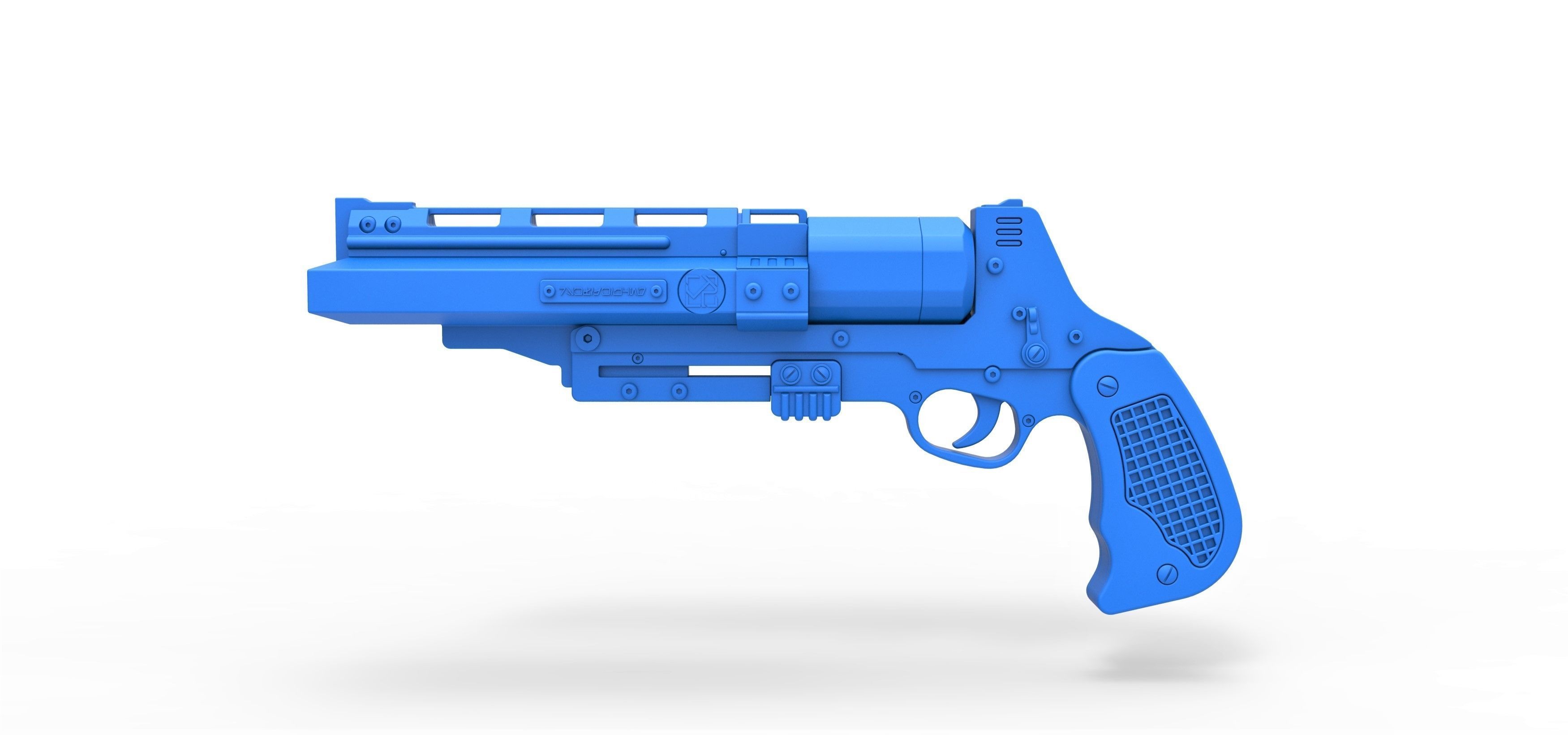 Tobias Beckett Blaster RSKF-44 from Solo A Star Wars story 3D model_19