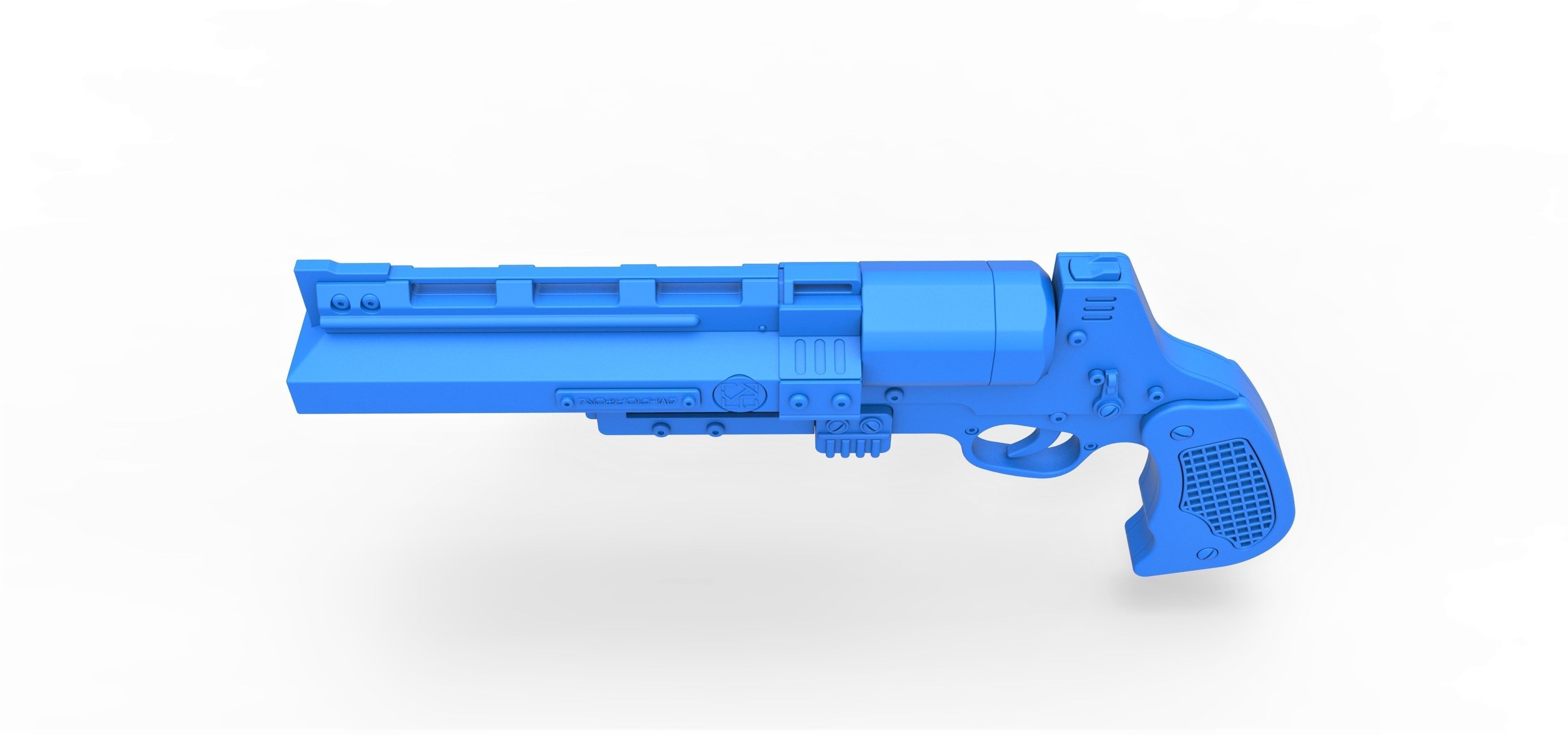 Tobias Beckett Blaster RSKF-44 from Solo A Star Wars story 3D model_20