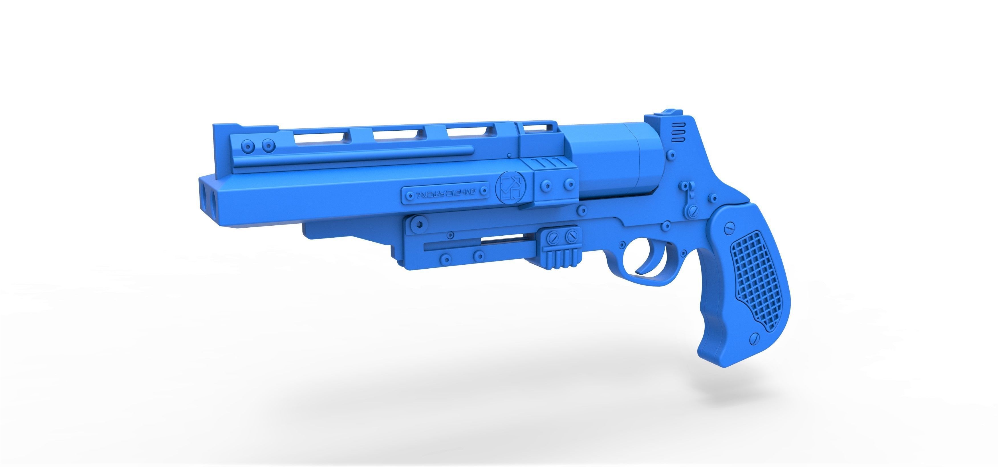 Tobias Beckett Blaster RSKF-44 from Solo A Star Wars story 3D model_16