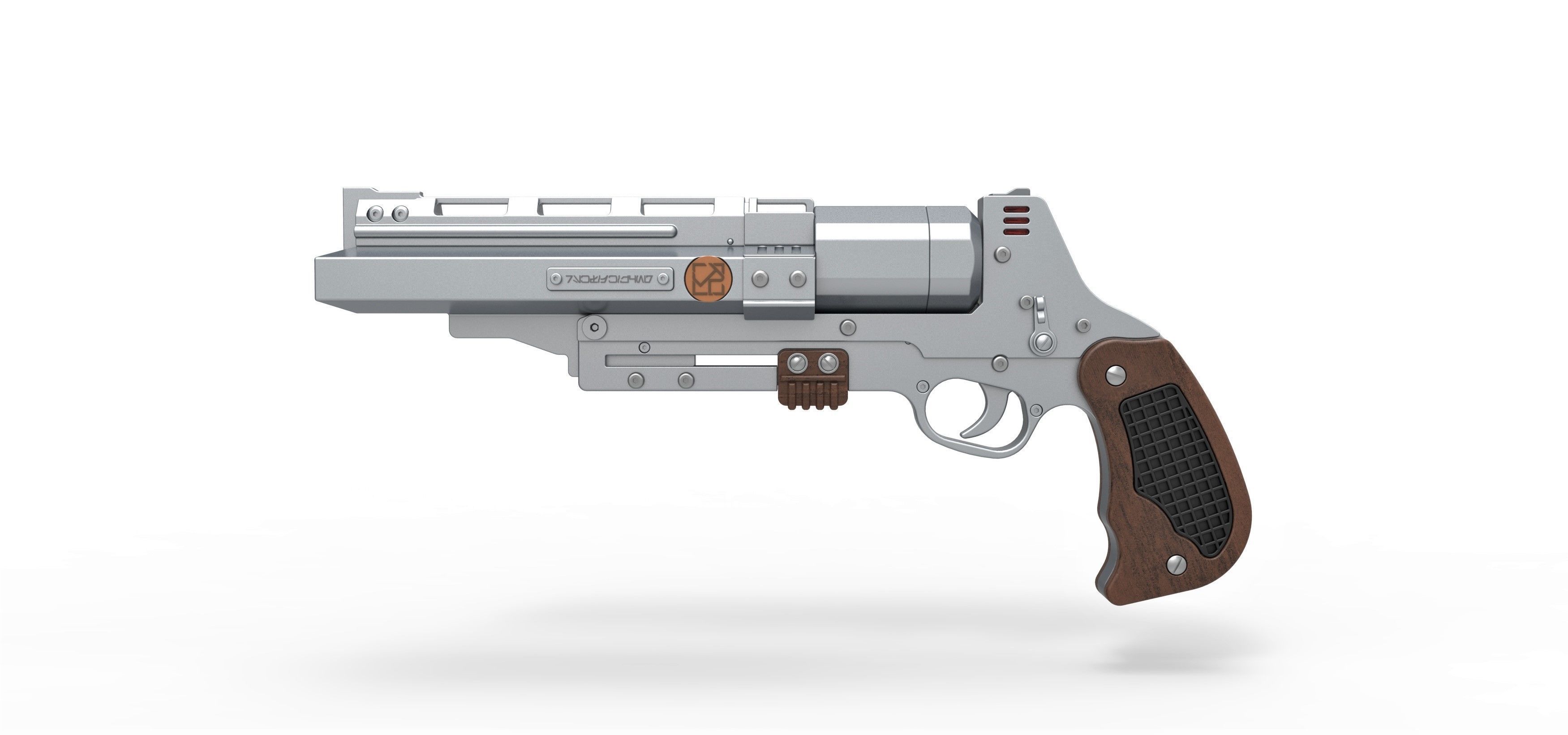 Tobias Beckett Blaster RSKF-44 from Solo A Star Wars story 3D model_6