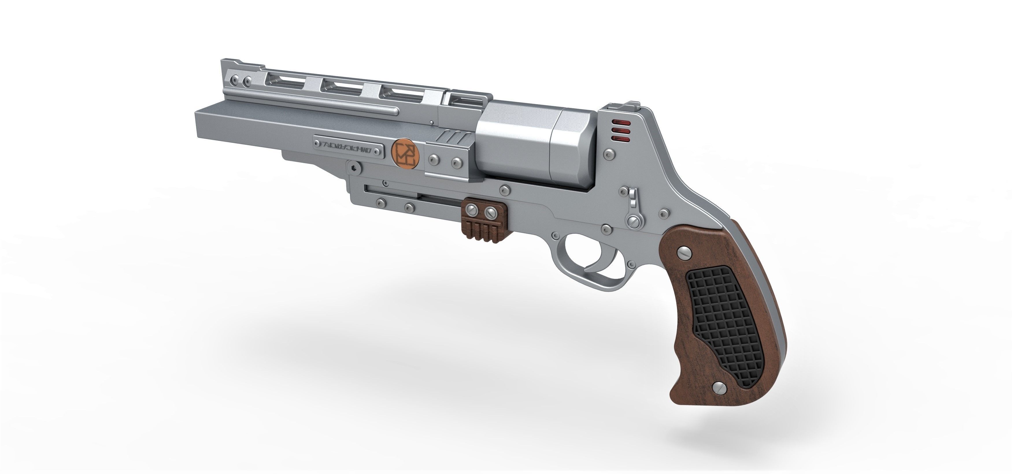 Tobias Beckett Blaster RSKF-44 from Solo A Star Wars story 3D model_9