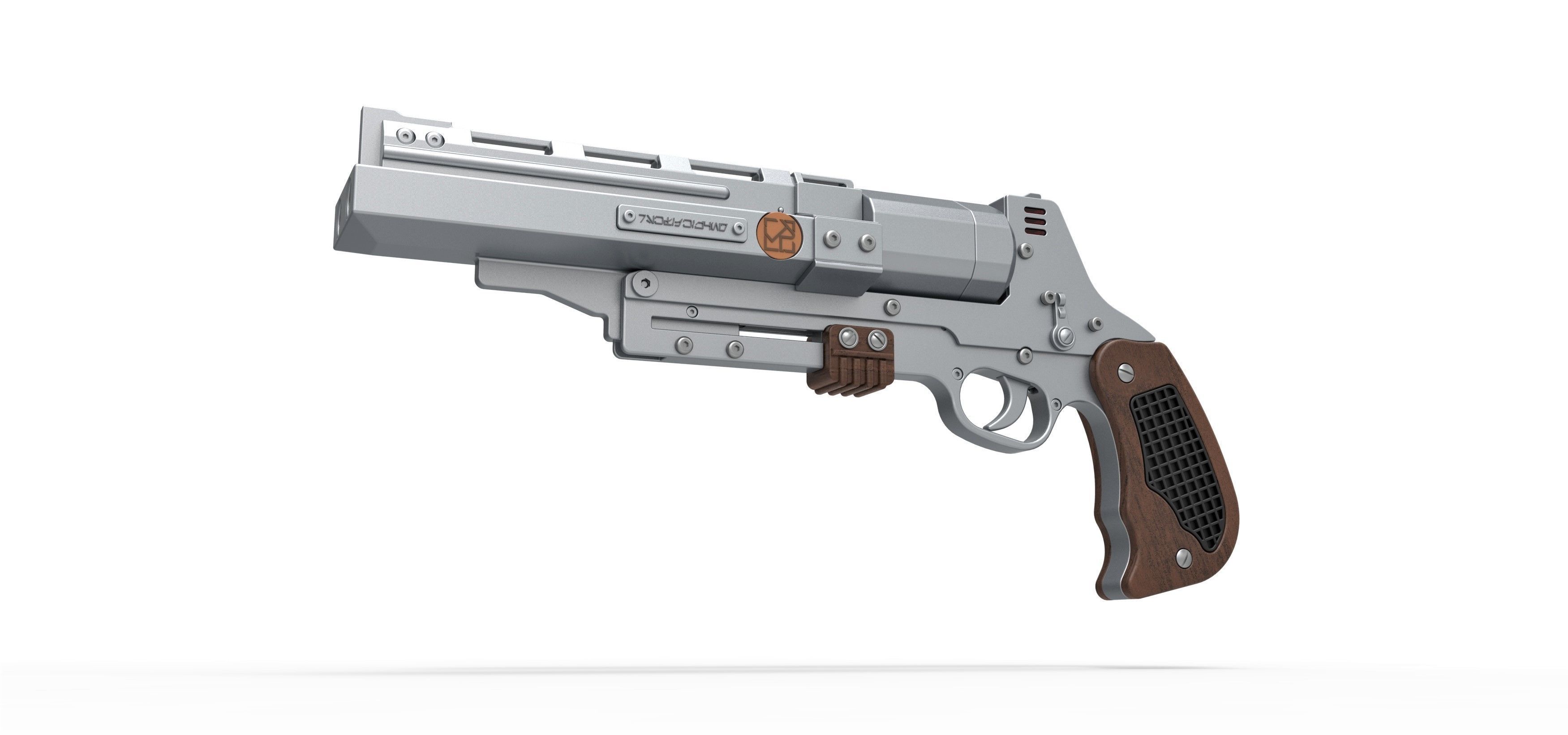 Tobias Beckett Blaster RSKF-44 from Solo A Star Wars story 3D model_2