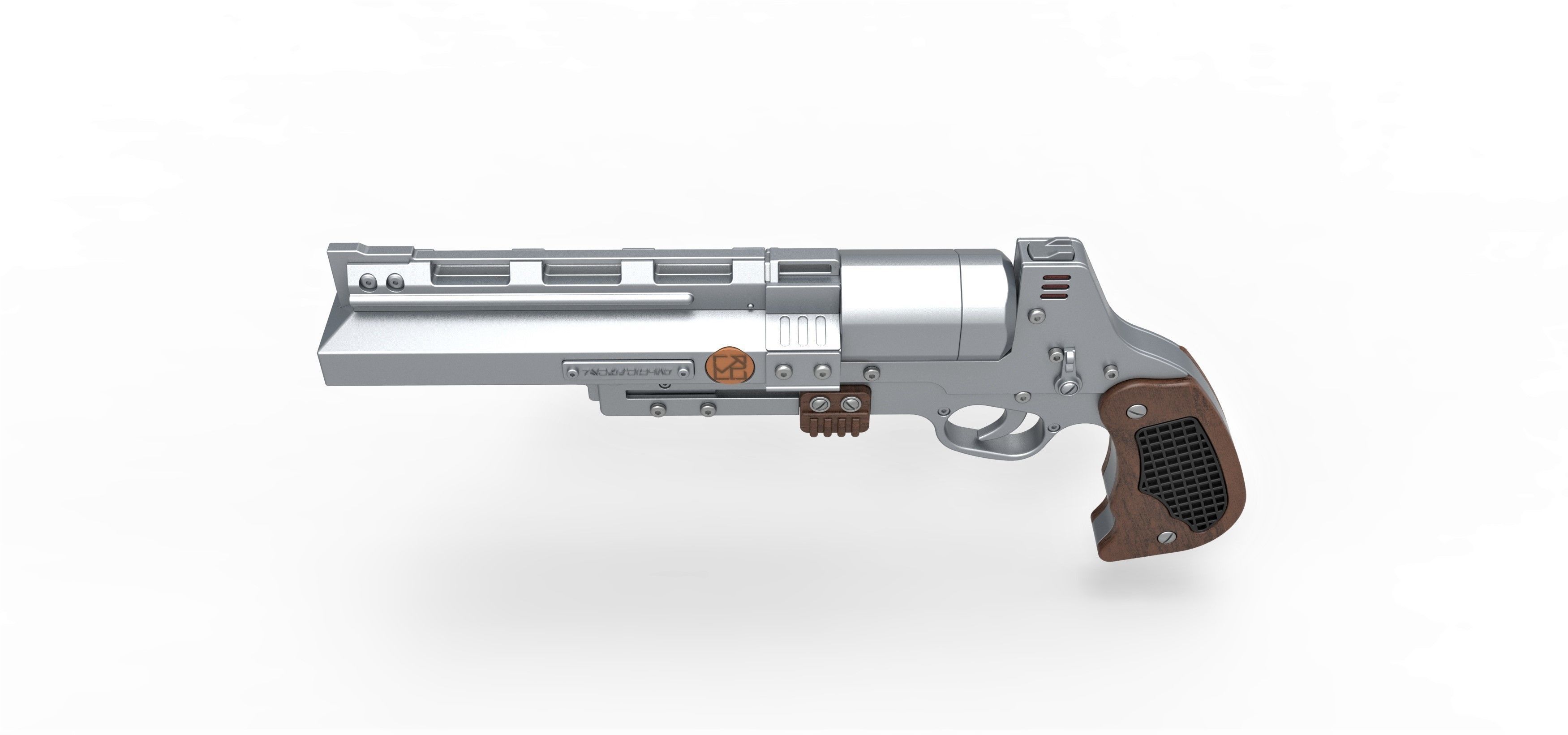Tobias Beckett Blaster RSKF-44 from Solo A Star Wars story 3D model_7