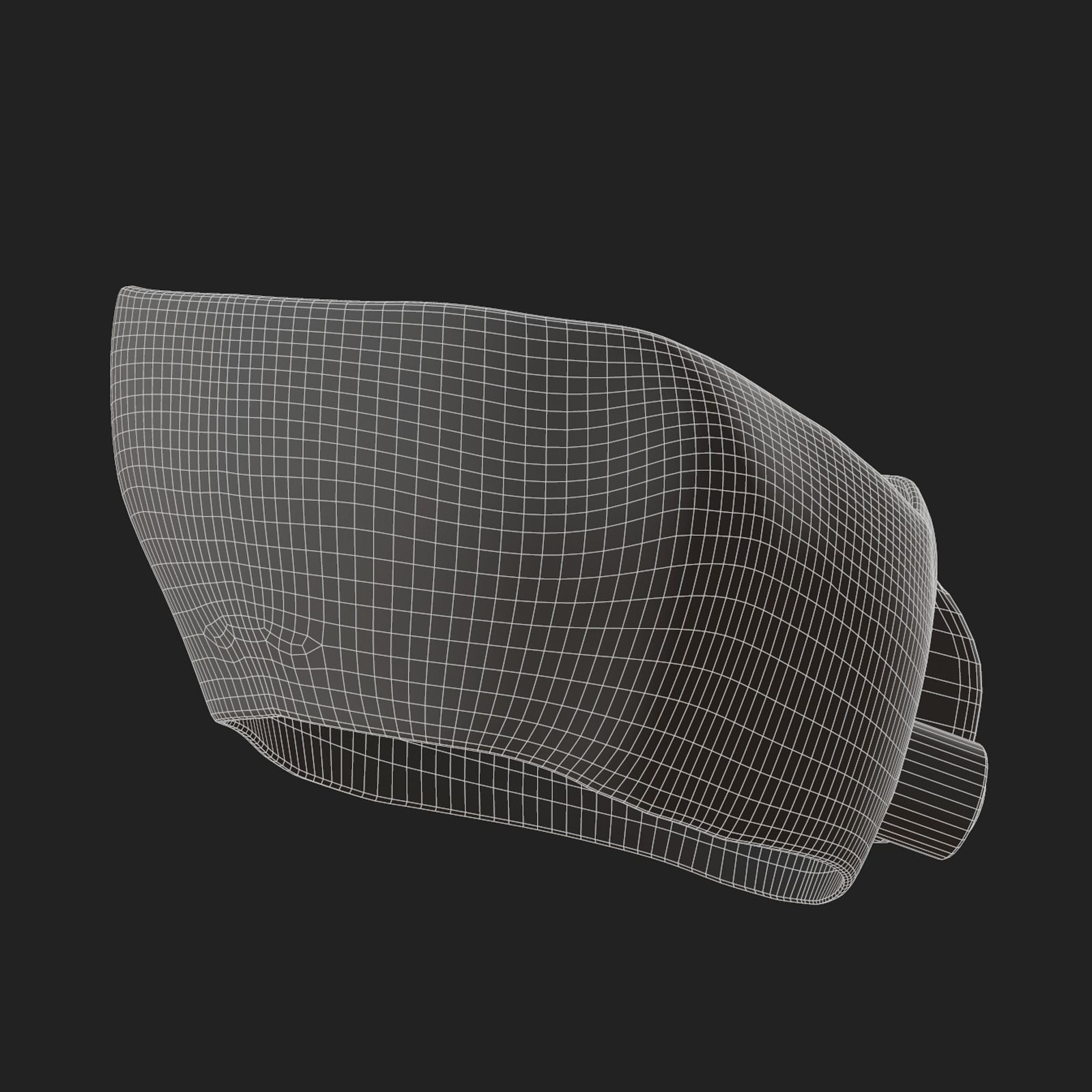 Gas mask helmet scifi fantasy armor hats military Low-poly Low-poly 3D model_12