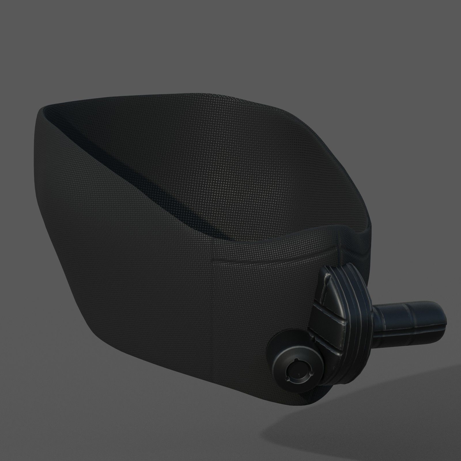 Gas mask helmet scifi fantasy armor hats military Low-poly Low-poly 3D model_5