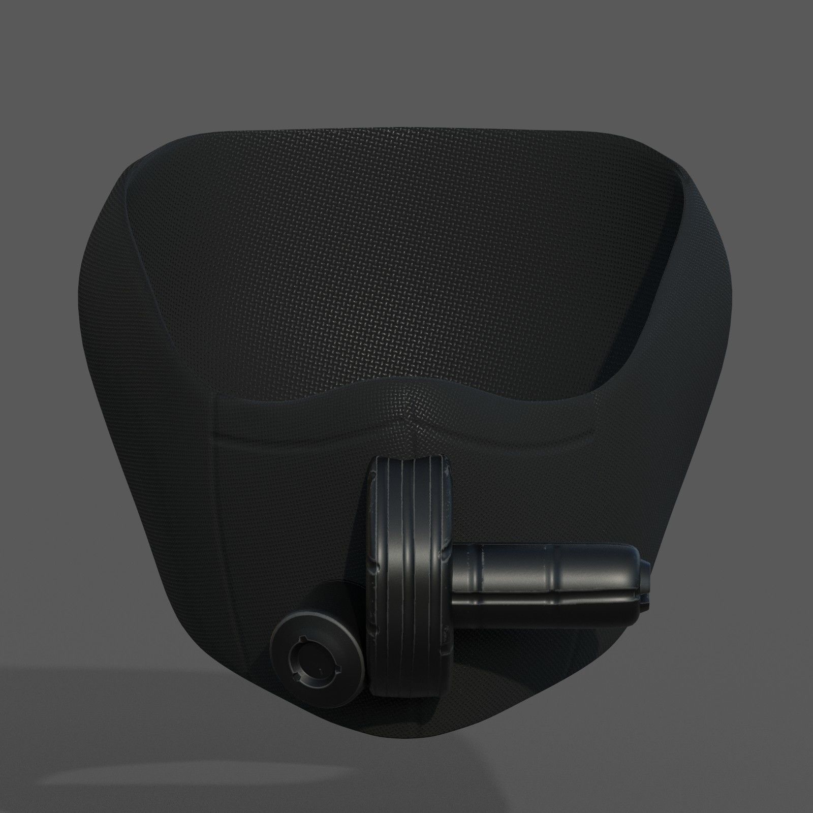 Gas mask helmet scifi fantasy armor hats military Low-poly Low-poly 3D model_4