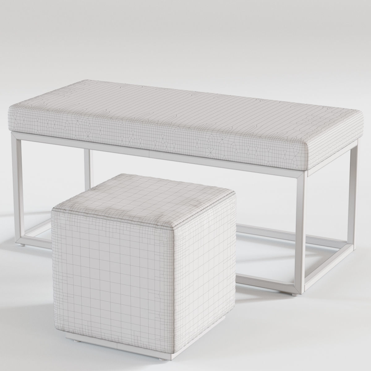 Lehome C146 Pouf 3D model_4