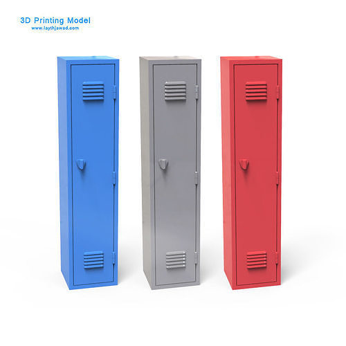 Locker metal lockers 3D print model