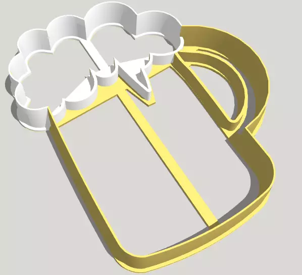 Beer Chopp - Cookie Cutter 3D print model_0